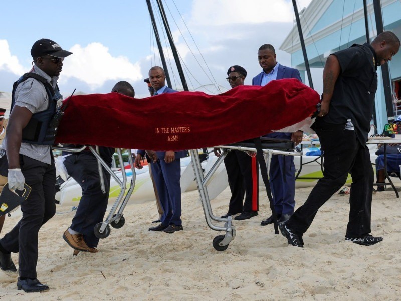 La víctima, fue una mujer de 44 años procedente de Boston, que practicaba remo frente a un resort de la isla de New Providence. Foto: AFP.