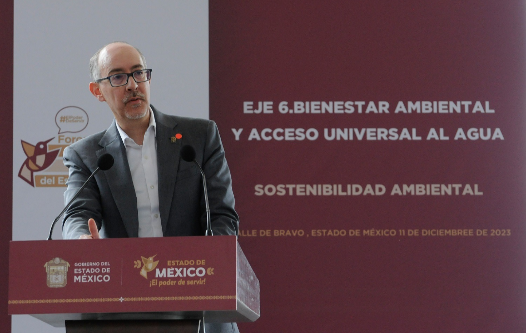 Rector Carlos Eduardo Barrera Díaz. Imagen: UAEMÉX.