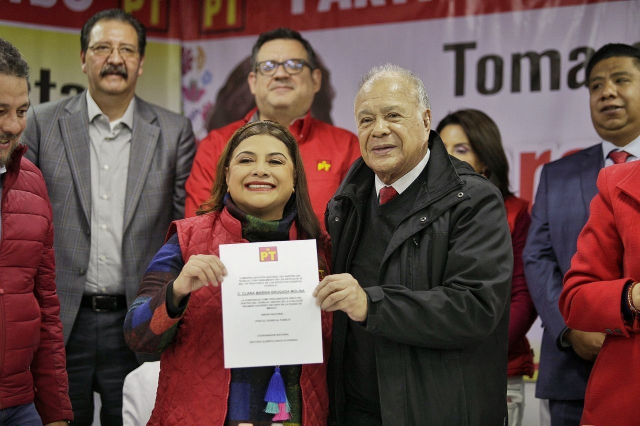 Queremos que esta sea la capital de la democracia, de la justicia, que siga siendo una ciudad próspera: Clara Brugada. Foto: Partido del Trabajo