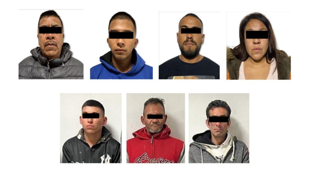 Seis detenidos y decomiso de casi 700 dosis de droga en la Gustavo A. Madero. Foto: @PabloVazC
