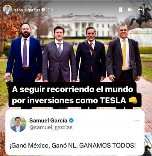 Asistirá Samuel García A Investor Day De Tesla En Austin Texas Posta Nuevo León 8023