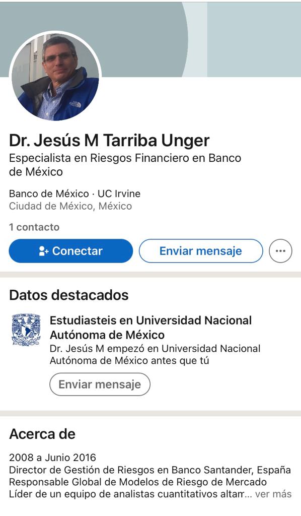 Jesús María Tarriba en LinkedIn
