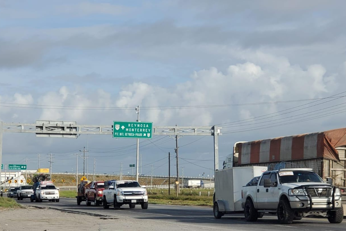 Ingresa a Tamaulipas nueva caravana de paisanos por Reynosa