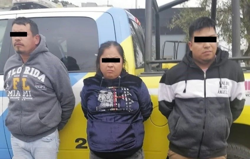 La detención fue llevada a cabo por elementos de la policía de Monterrey, quienes realizaban un operativo en la zona del Mesón Estrella. Foto: Policía de Monterrey.