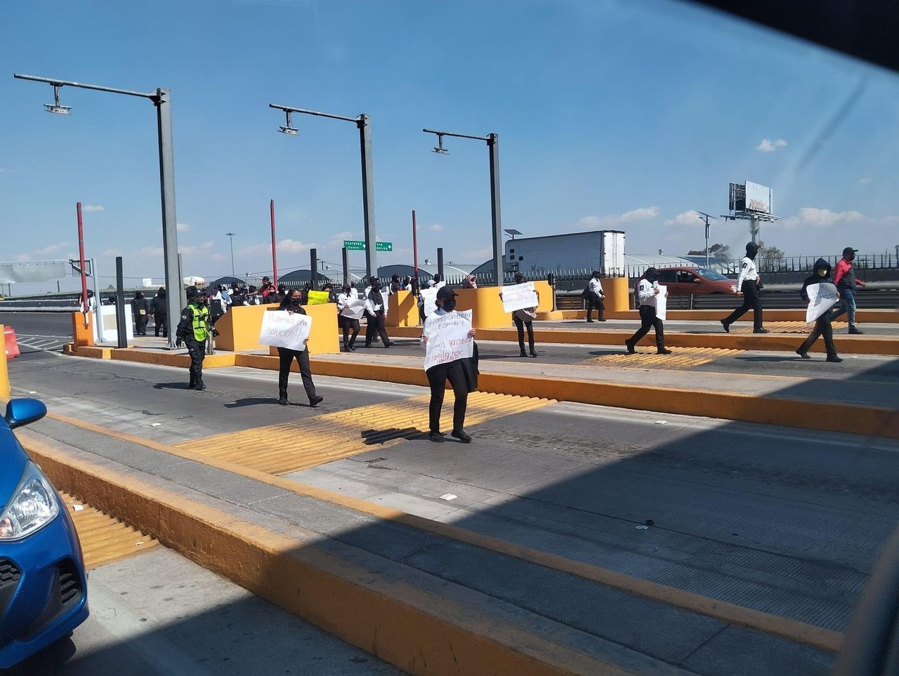 Las afectaciones ya son kilométricas en la autopista. Imagen: POSTA