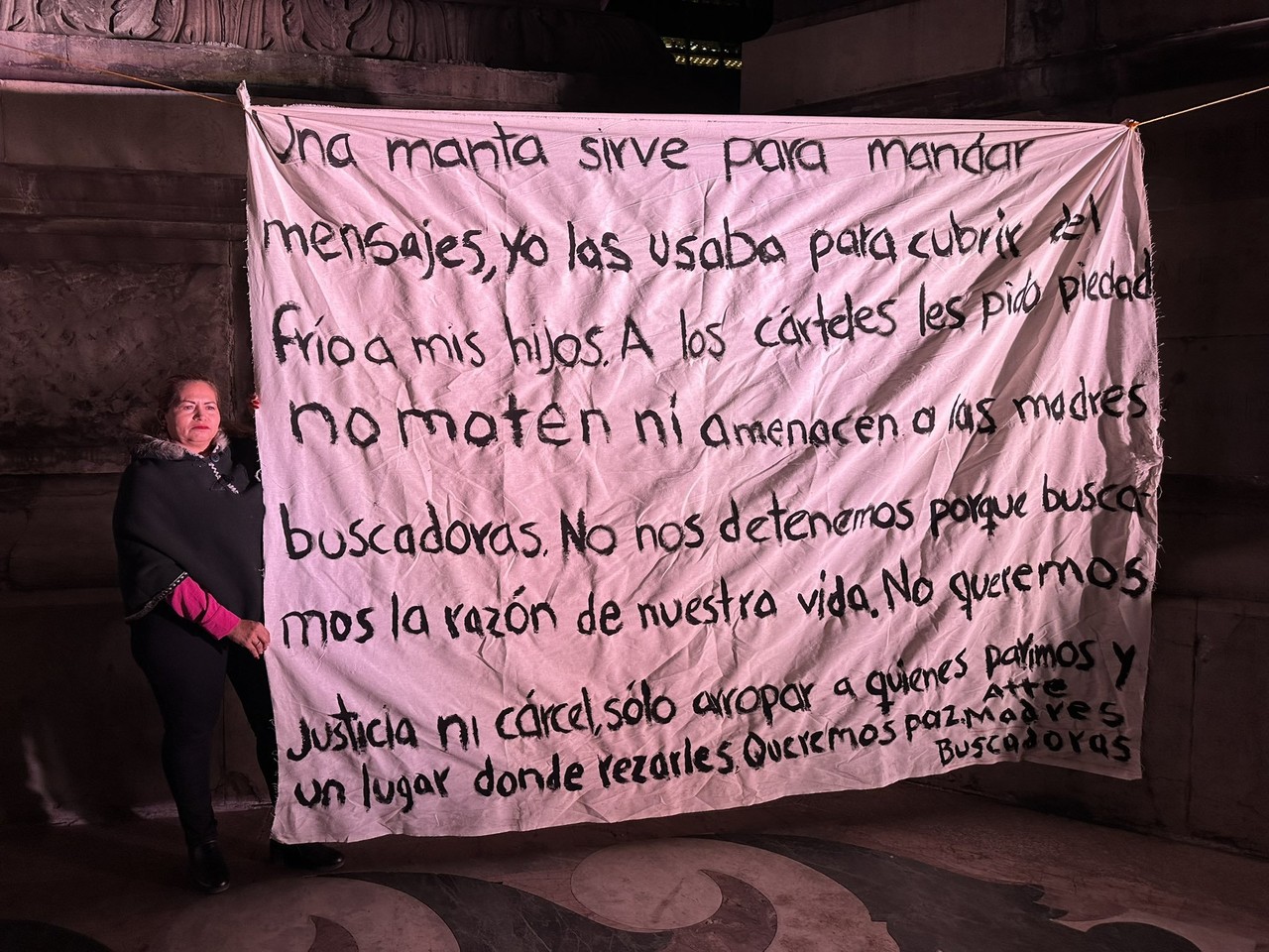 Madres Buscadoras piden piedad a los cárteles: 'No nos amenacen, no nos maten'. Foto:  @CeciPatriciaF