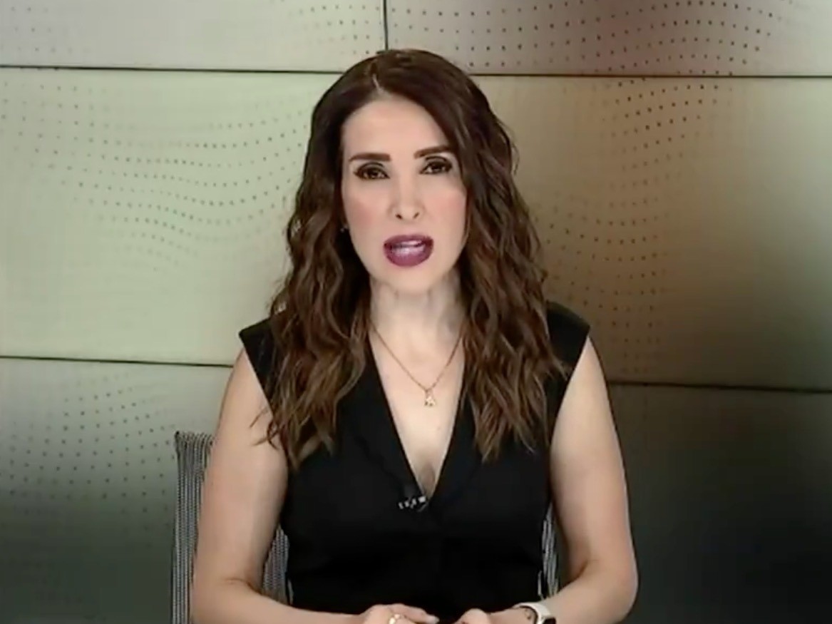 Azucena Uresti se despide de Milenio Televisión. Foto: Captura de pantalla