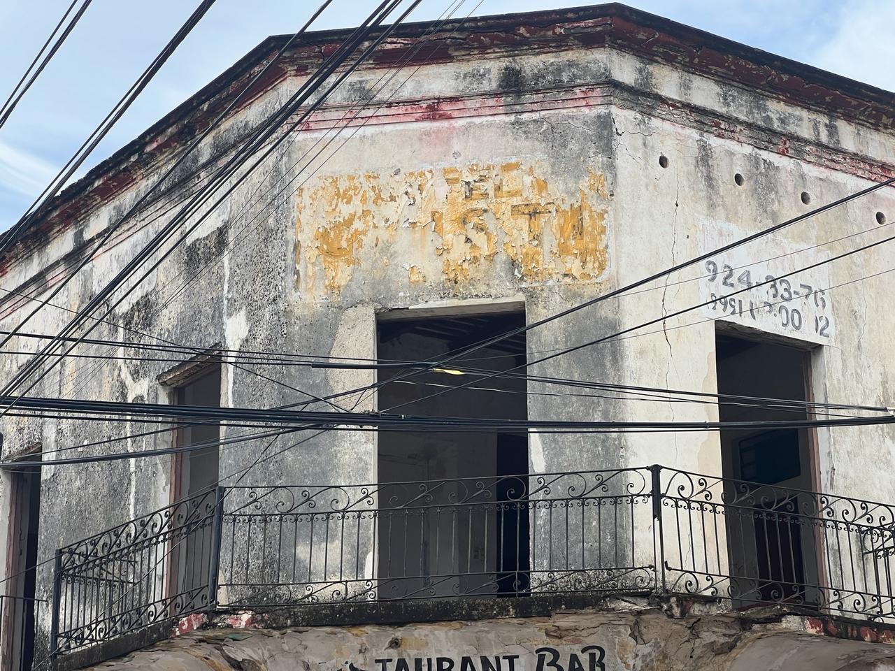 Predio abandonado en el centro de Mérida. Foto: Irving Gil