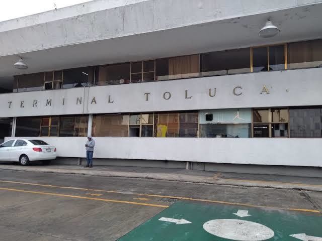 Inmediaciones de la Terminal de autobuses de Toluca. Imagen: RRSS