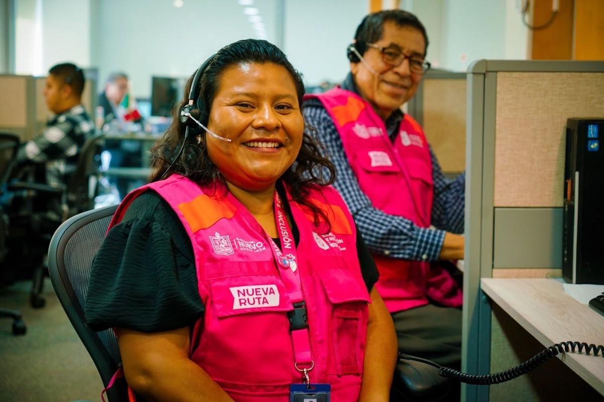 El servicio de atención en náhuatl está disponible las 24 horas del día, los 365 días del año. Foto: Secretaría de Igualdad e Inclusión de Nuevo León
