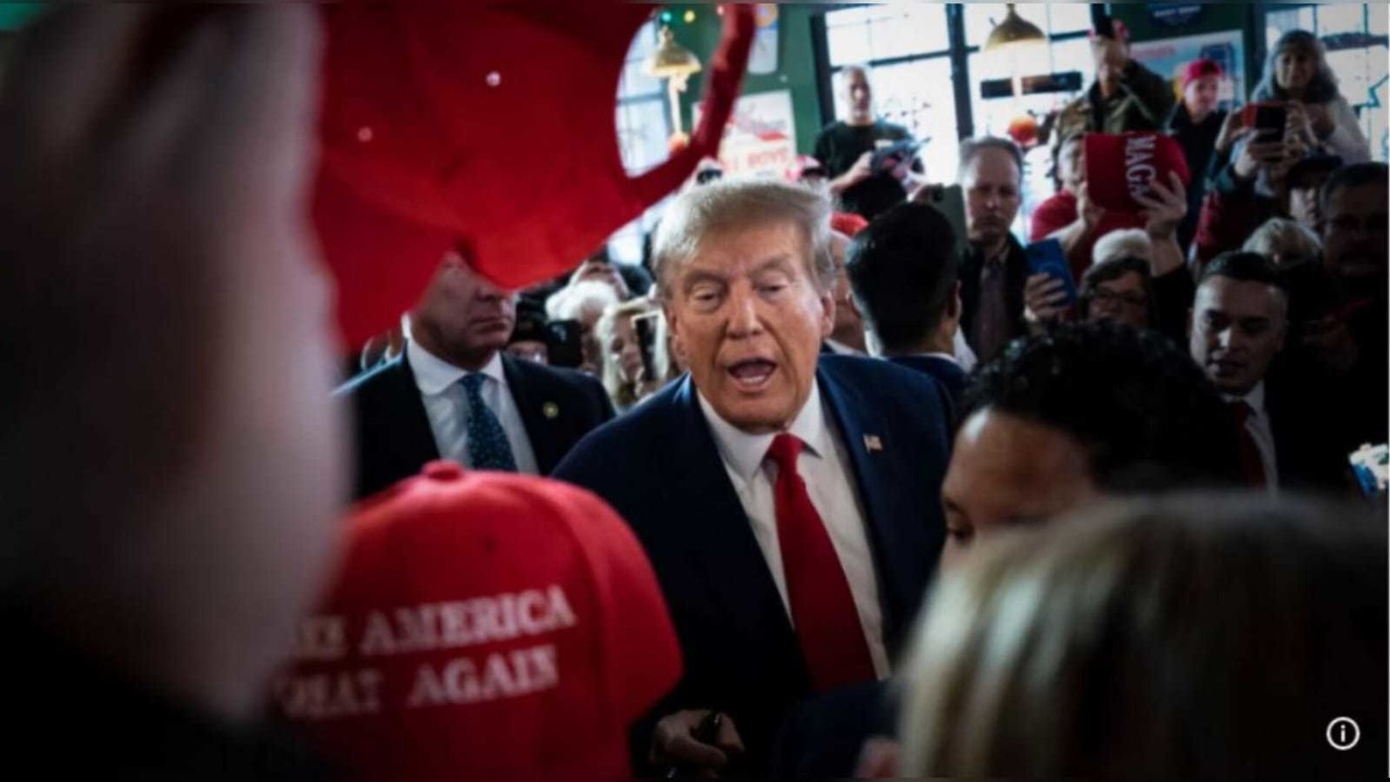 Donald Trump, quien ha centrado su campaña en torno a la inmigración con la intención de volver a la Casa Blanca. Foto: AP/ es.euronews.com