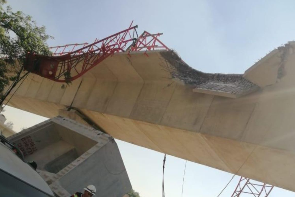 ¿Por qué cayó estructura del Tren Interurbano México-Toluca?. Foto: Ramón Ramírez