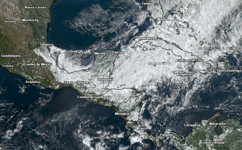 Yucatán amaneció el 1 de enero de 2024 con un ambiente frío.- Foto de Meteorología Yucatán