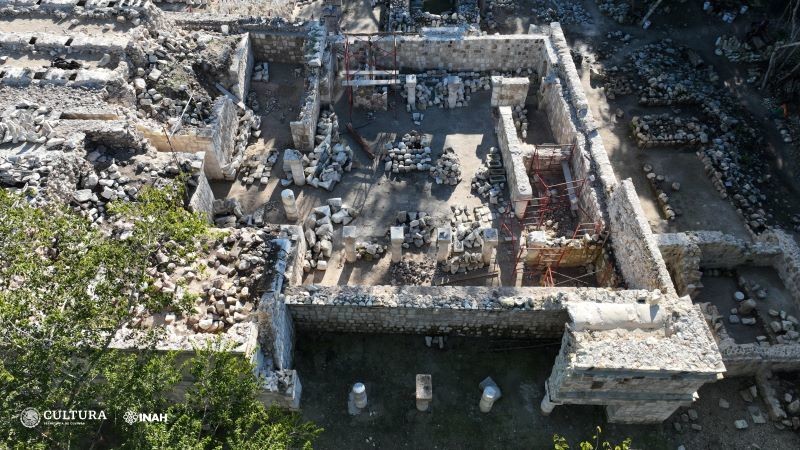 La Serie Inicial está al sureste de Chichén Itzá Foto: Foto: Proyecto Promeza