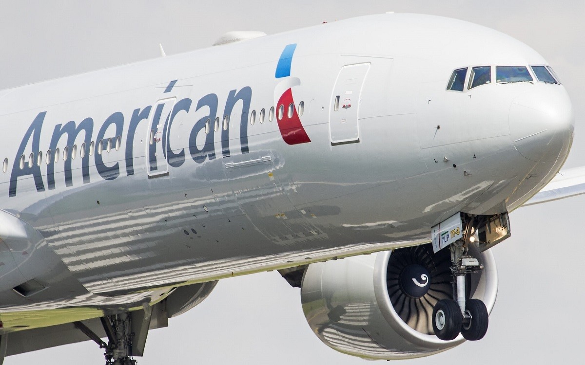El Airbus 320 de American Airlines transportaba a un total de 167 pasajeros y siete tripulantes. Foto: FLYING Magazine