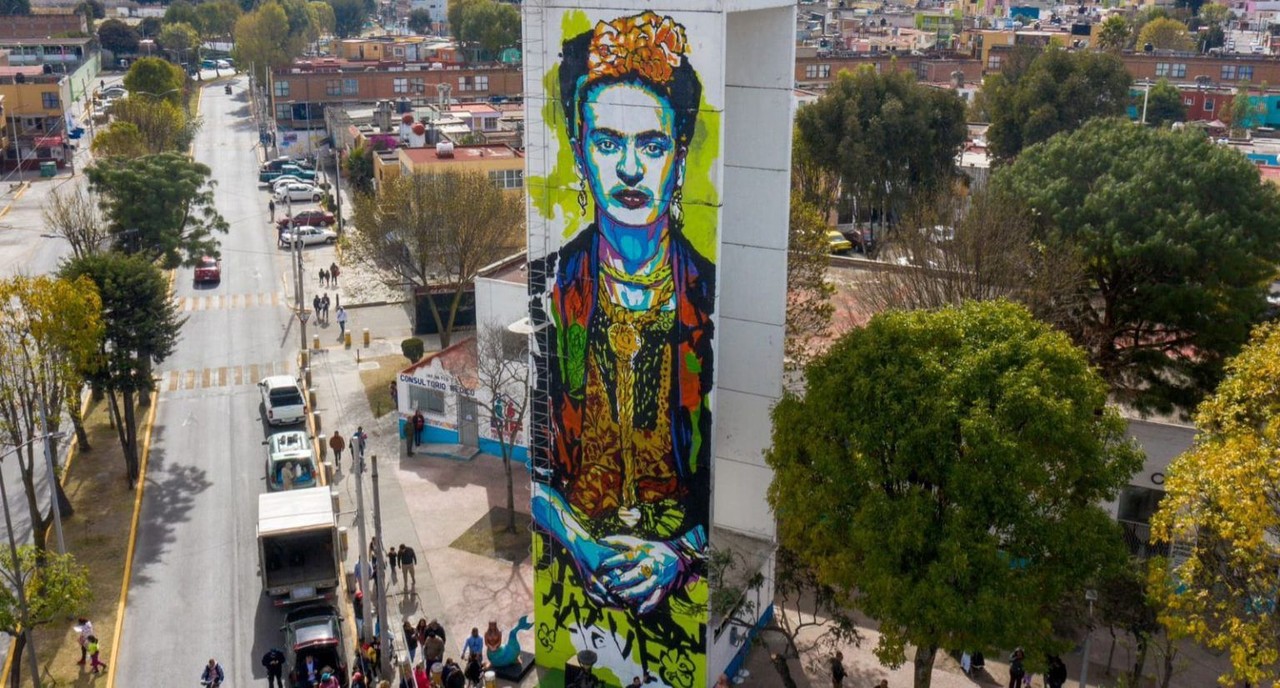 Icónica pintora mexicana Frida Kahlo. Imagen: Gob. de Metepec.