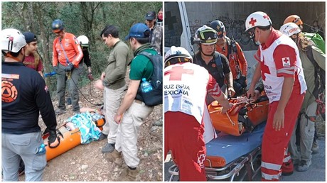 Auxilia Protección Civil a senderistas lesionados en 3 hechos distintos (VIDEO)