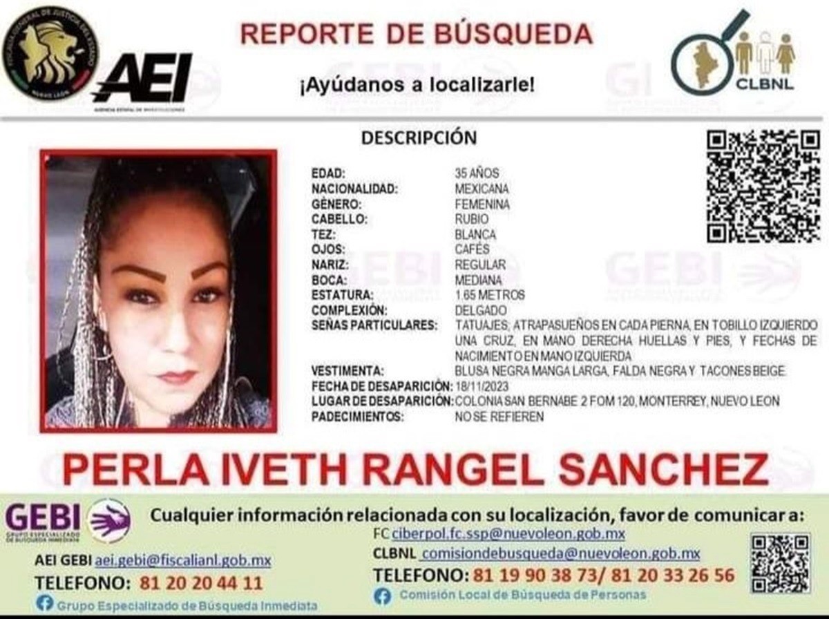 Encuentran Sin Vida A Perla Iveth Desaparecida En San Bernabé Posta Nuevo León 