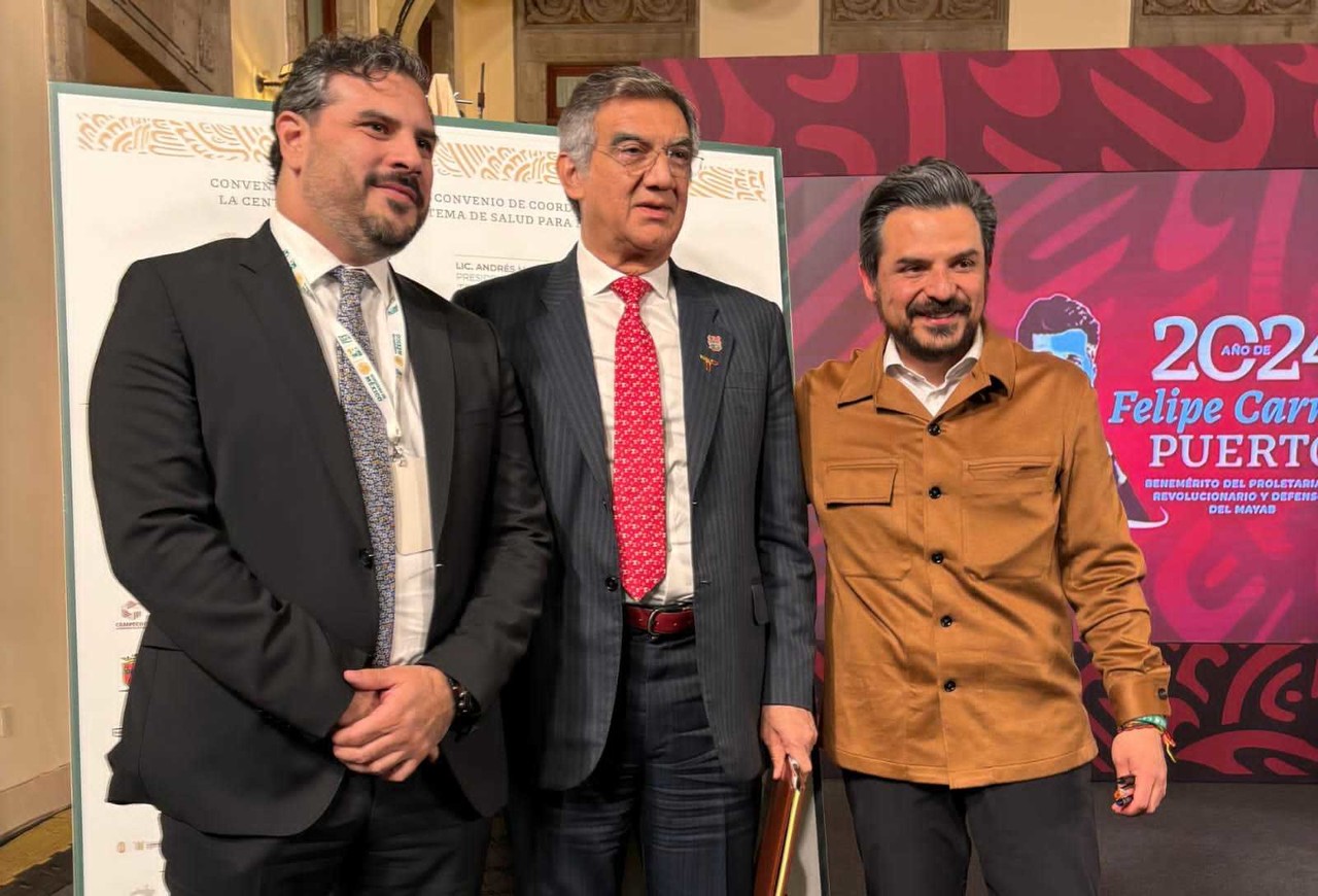 El gobernador Américo Villarreal participó en la reunión nacional de la comisión presidencial para dar continuidad al plan de salud IMSS - Bienestar