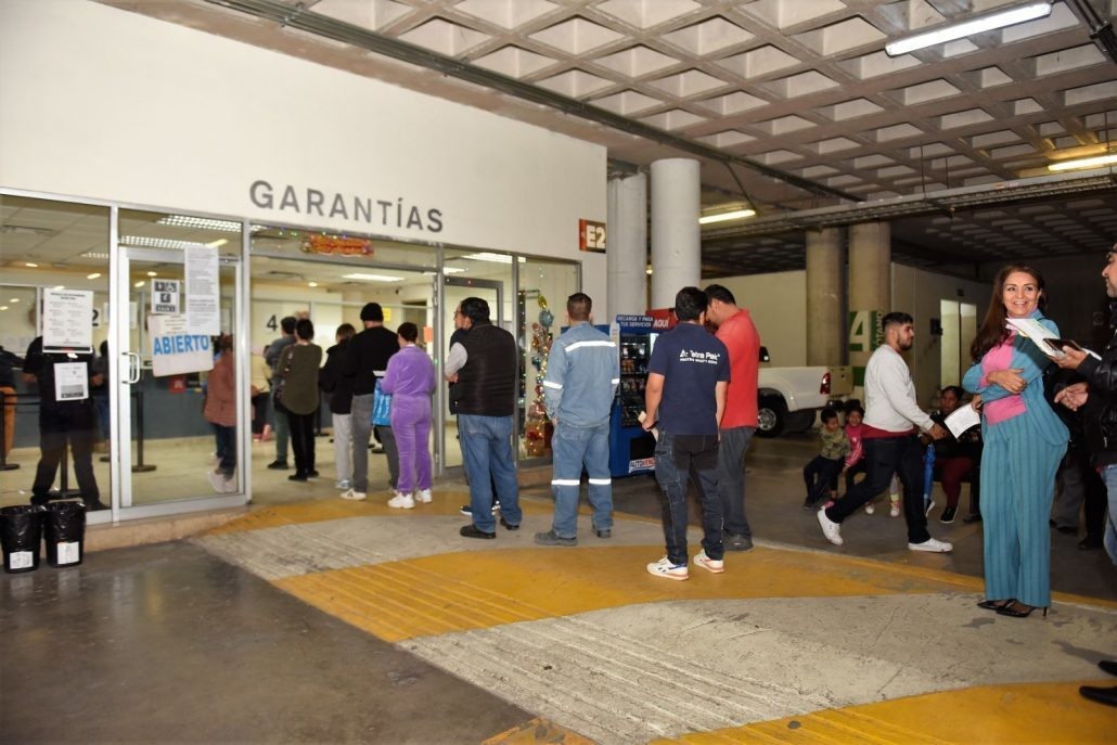 El departamento de Garantías está en el estacionamiento de la presidencia de Torreón.  (Fotografía: Gobierno de Torreón)