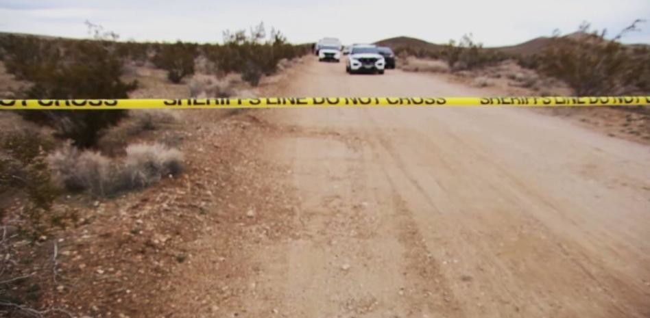 El lugar donde ocurrieron los hechos, un camino de tierra ubicado en el desierto de Mojave, al sur de California, presenta dificultades de accesibilidad. Foto: @nbcsandiego