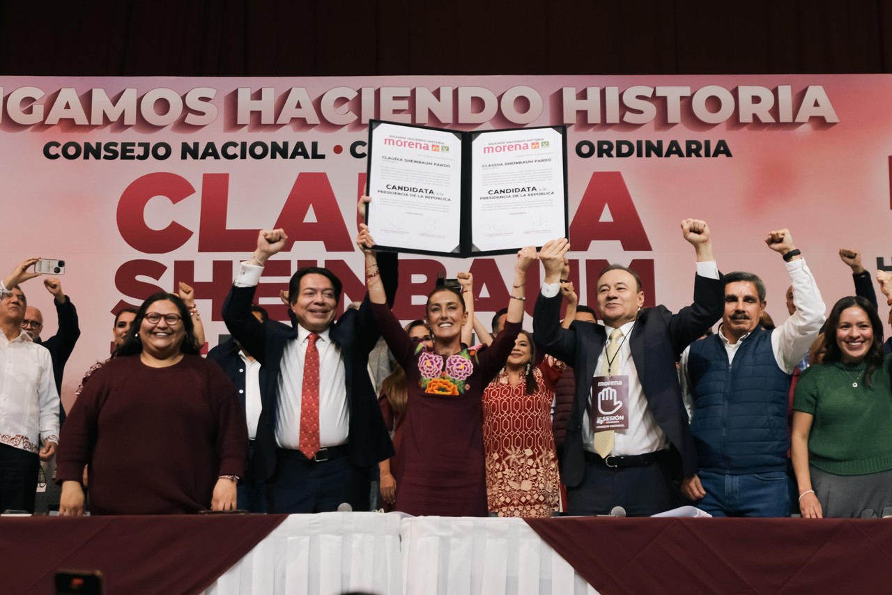 La ahora candidata recordó los fraudes del 1988 y el 2006 durante su discurso de toma de protesta Fotos: Cortesía