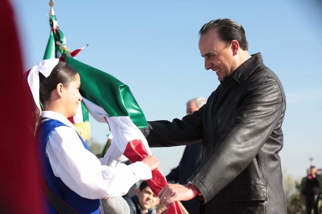 Celebran Día de la Bandera en Coahuila