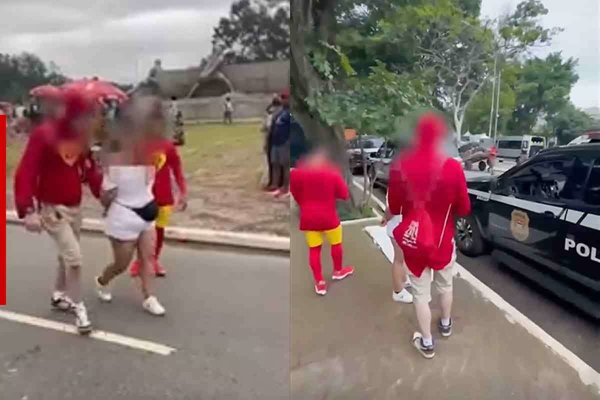 Policías disfrazados del Chapulín Colorado capturan a ladrones en Brasil (VIDEO)