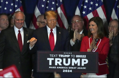 Donald Trump supera a Nikki Haley en Carolina del Sur