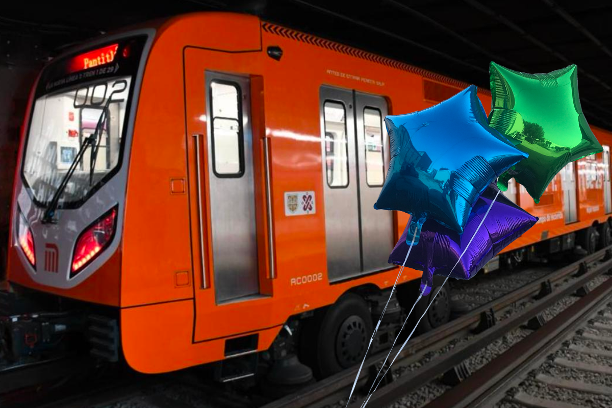 ¿Por qué no viajar con globos metálicos en el Metro de la CDMX?