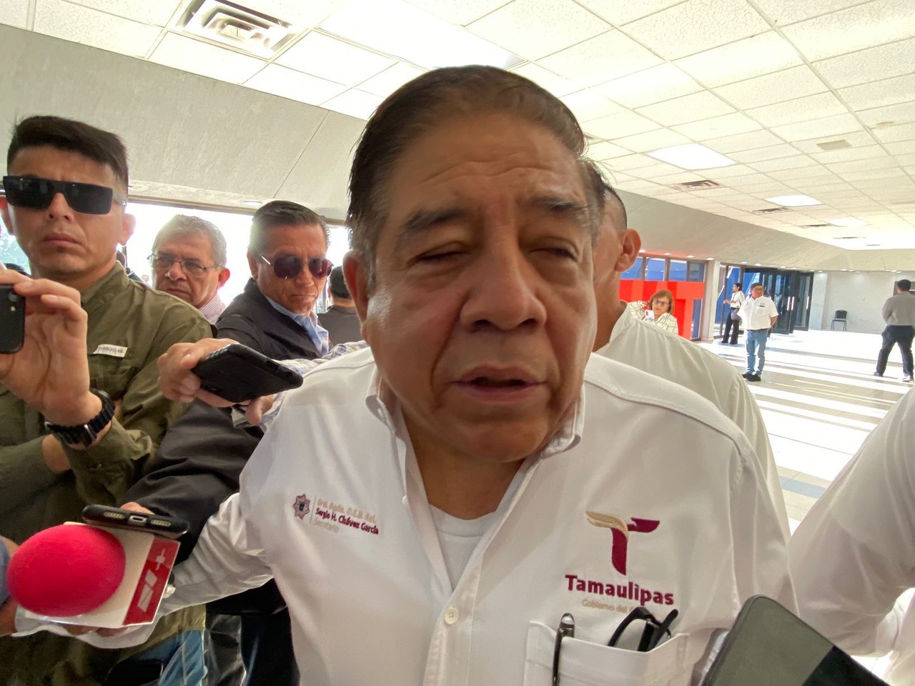 Sergio Chávez García,Secretario de Seguridad Pública de Tamaulipas.