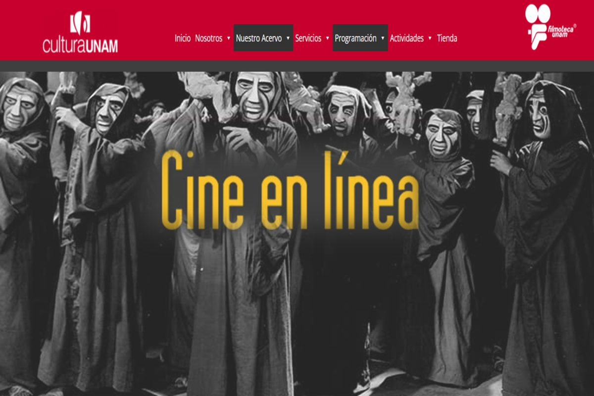 UNAM lanza plataforma 'Cine en Línea', parece app de streamig y ¡Es gratis!