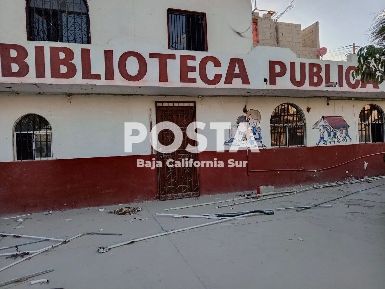 Biblioteca pública de Lomas del Sol en Cabo San Lucas cerrada hasta nuevo aviso