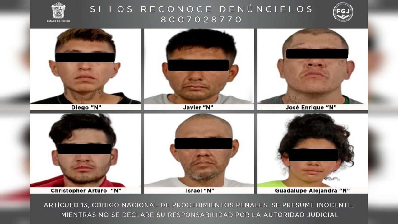 Cae banda 'Los Rayos' dedicada al robo de vehículo en el Valle de México