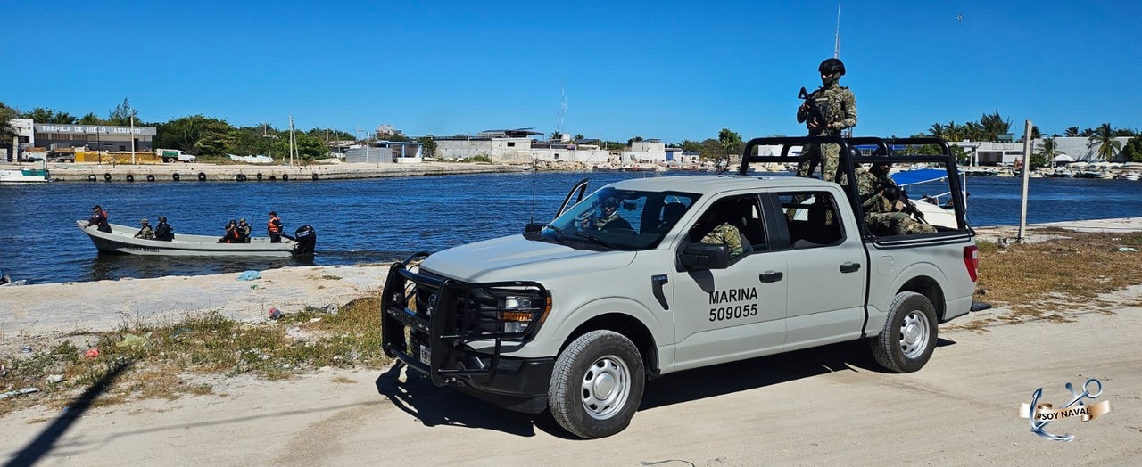 Fortalecen la seguridad en las costas de Yucatán con operativos de la Marina