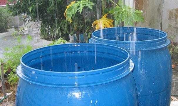 Metepec: Aprovechan la lluvia para recolectar agua