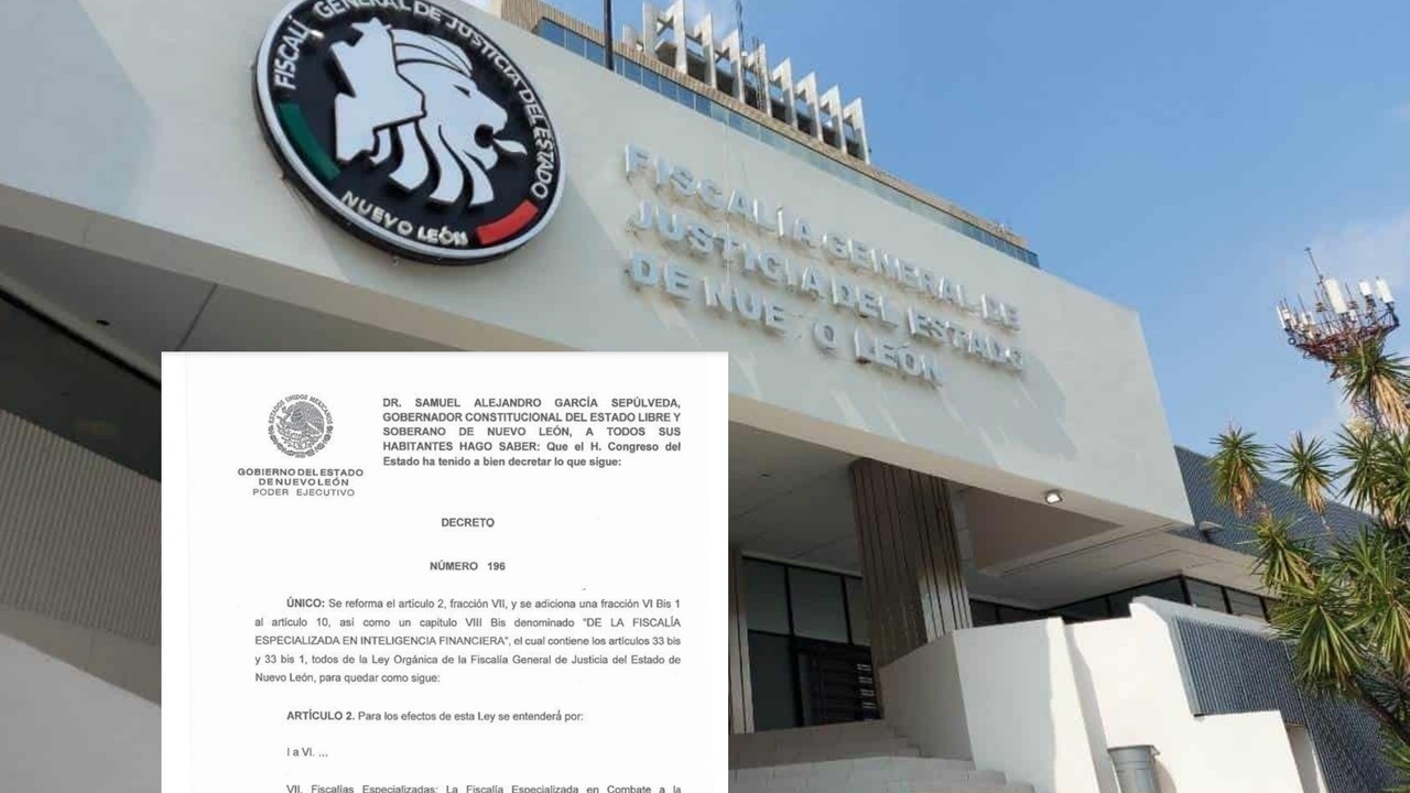 UIFE pasa a Fiscalía General de Nuevo León, Samuel García publica decreto