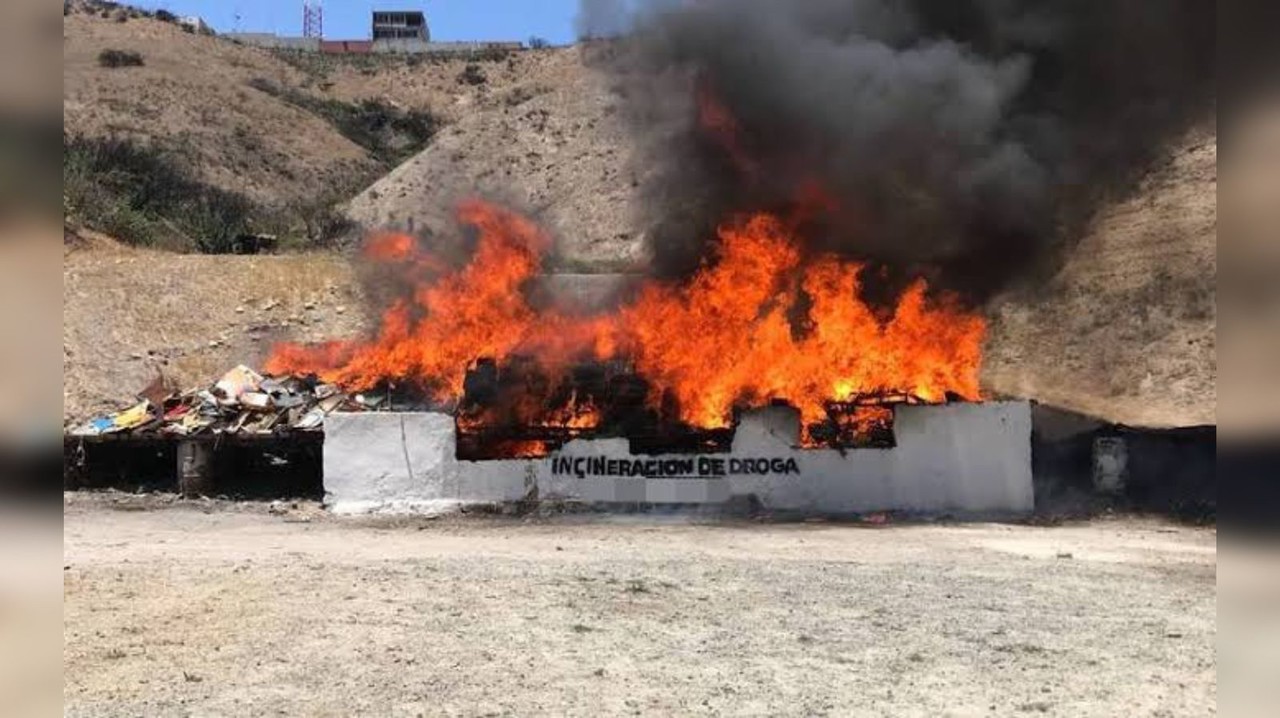 Incinera FGR 50 kilos de narcóticos en Durango