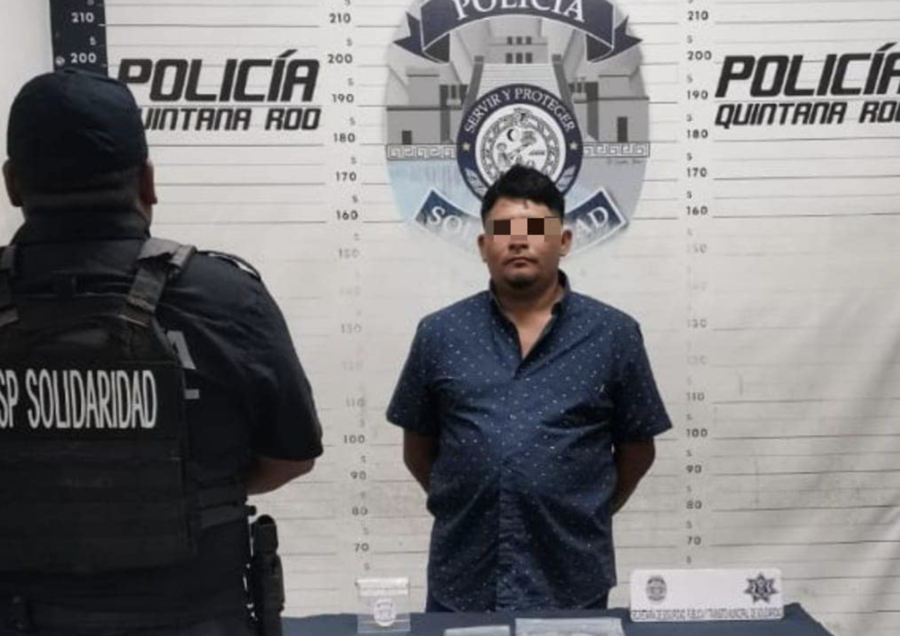 Yucateco es detenido en Quintana Roo por posesión de narcóticos