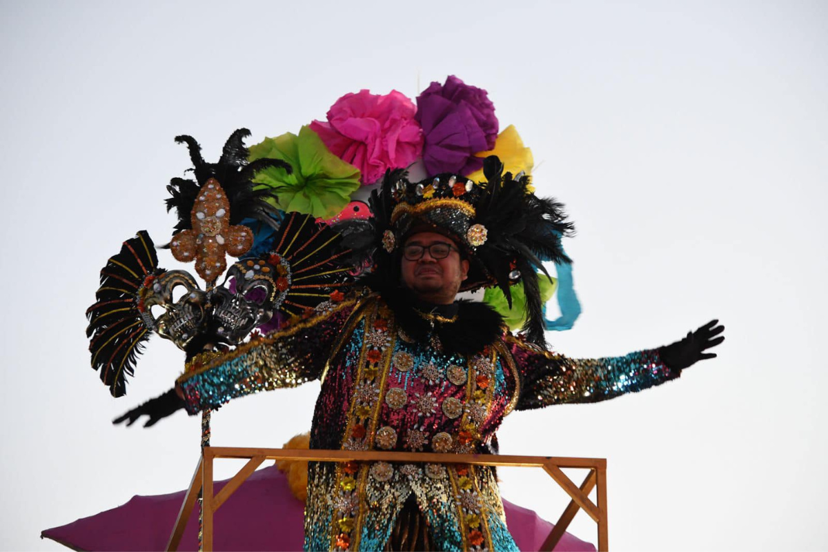 Rey de la Alegría del carnaval de La Paz. Foto: Facebook Carnaval La Paz