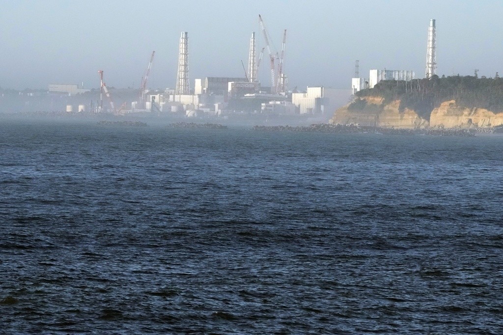 Vista de la planta nuclear Fukushima Daiichi, dañada por un gran terremoto y tsunami el 11 de marzo de 2011. (AP Foto/Eugene Hoshiko, File)
