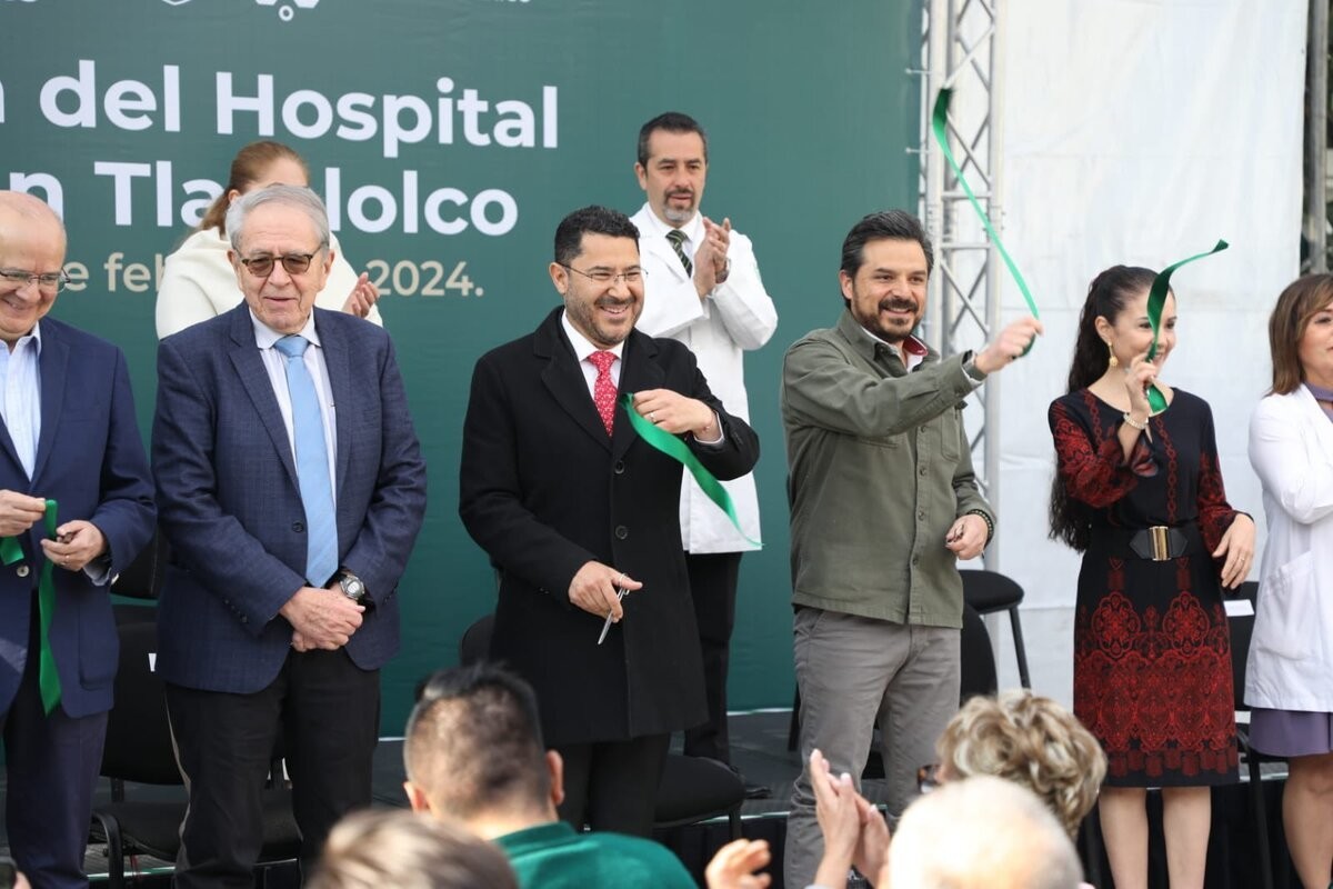 Inaugura Martí Batres hospital en Tlatelolco, beneficiará la zona norte de CDMX