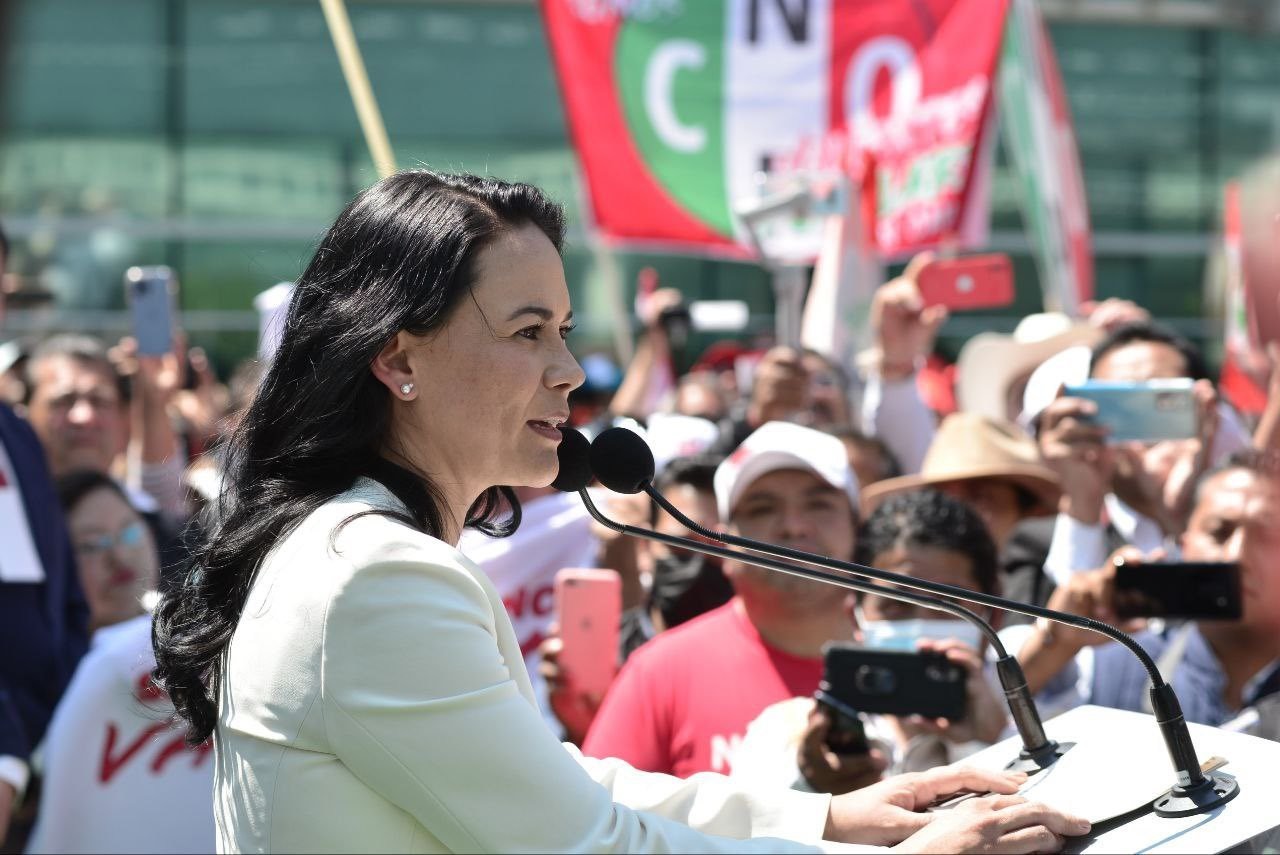 Alejandra Del Moral declina oportunidad de Congreso. Imagen: PRI