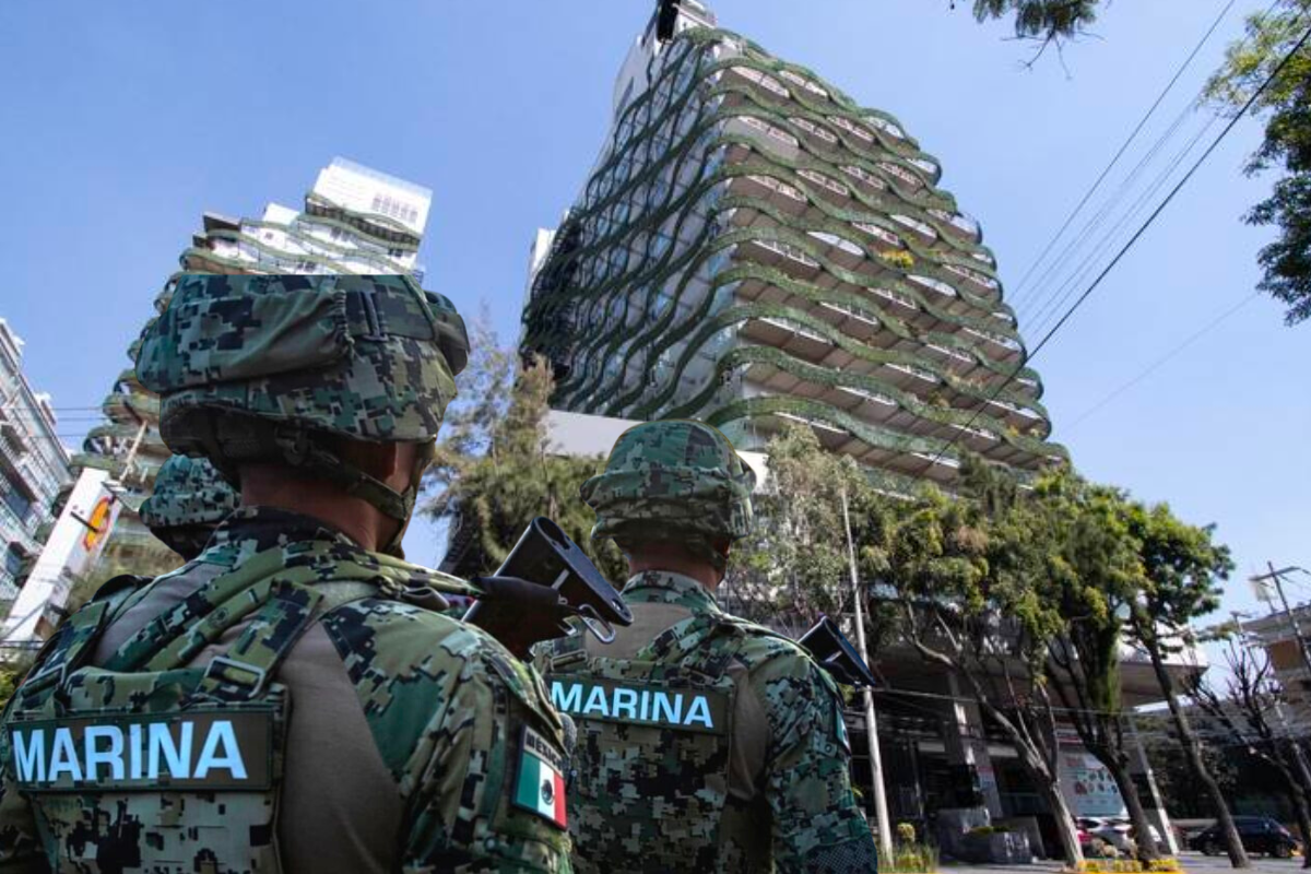 Reportan cateo de la Marina y FGR en departamentos de la Benito Juárez en CDMX