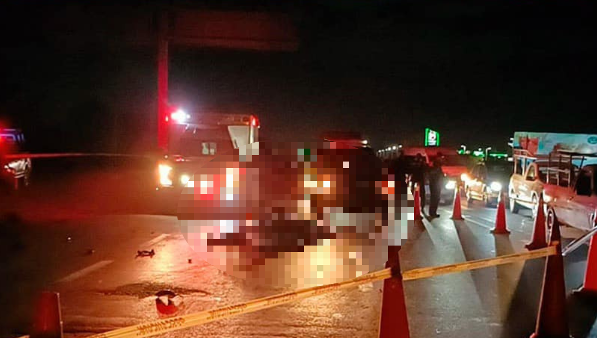 Trágico accidente en Mérida: motociclista muere al chocar contra un tráiler