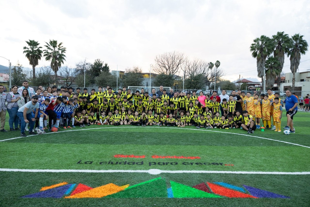 Inaugura Cristina Díaz más espacios deportivos en Guadalupe