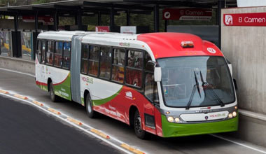 El transporte público colectivo mostró una abaja delictiva. Imagen: GEM