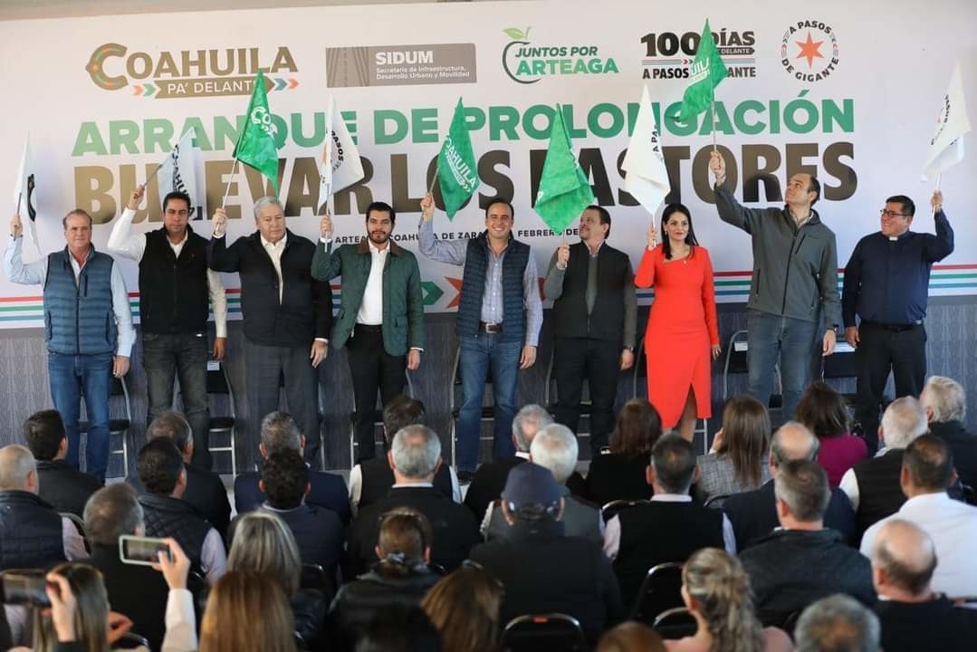 Arranca gobernador Manolo Jiménez obras en la Región Sureste de Coahuila
