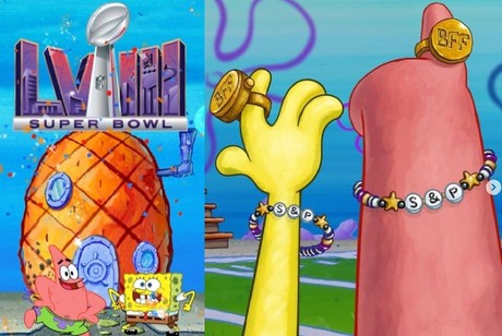 Bob Esponja en el Super Bowl LVIII ¿A qué horas será su show?