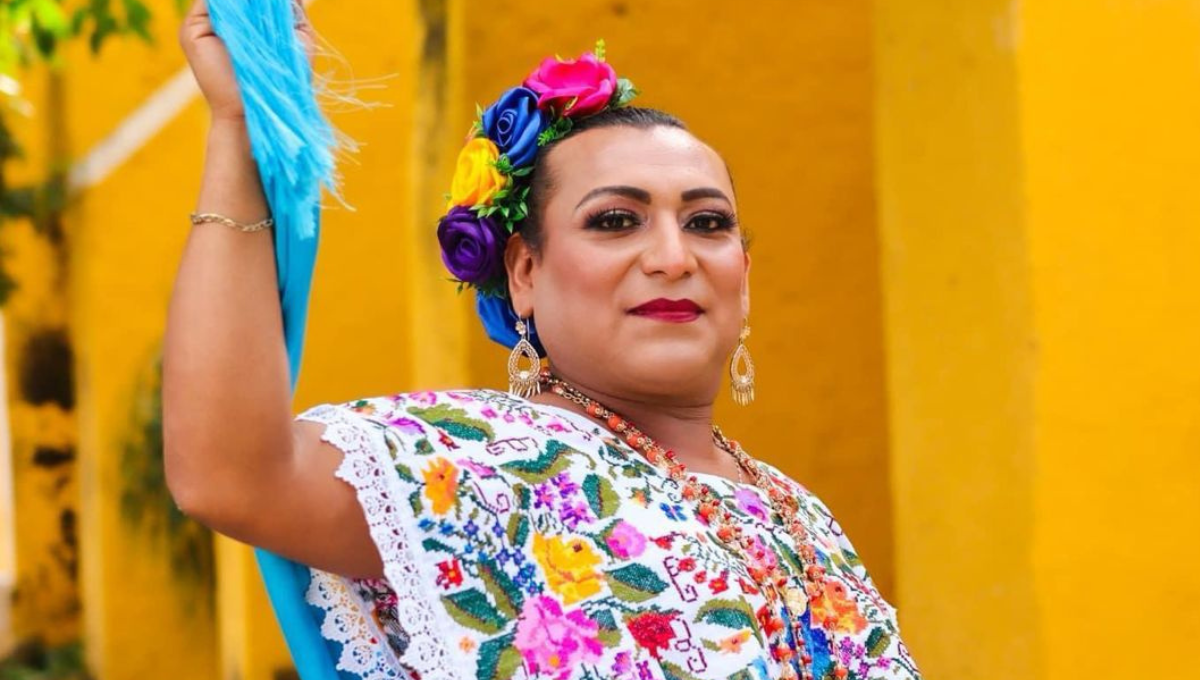 Juany Ruiz es la Reina de la Diversidad Sexual en Kantunil Fotos: Redes sociales